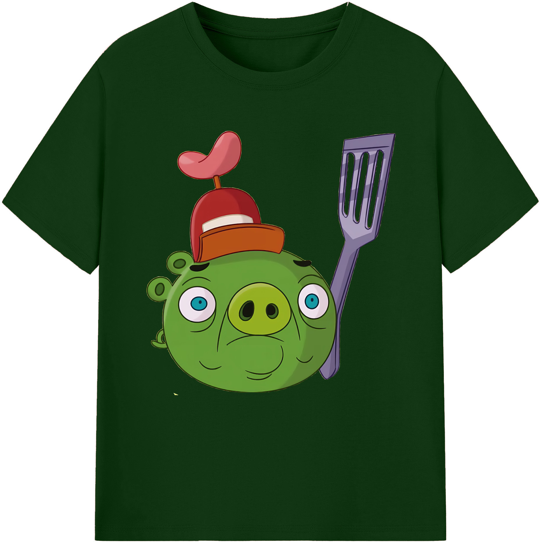 （画像用） Angry Birds アングリーバード 綿100％半袖Tシャツ（フロントプリント）